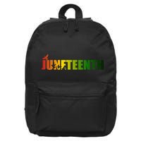 Juneteenth Holiday Logo 16 in Basic Backpack