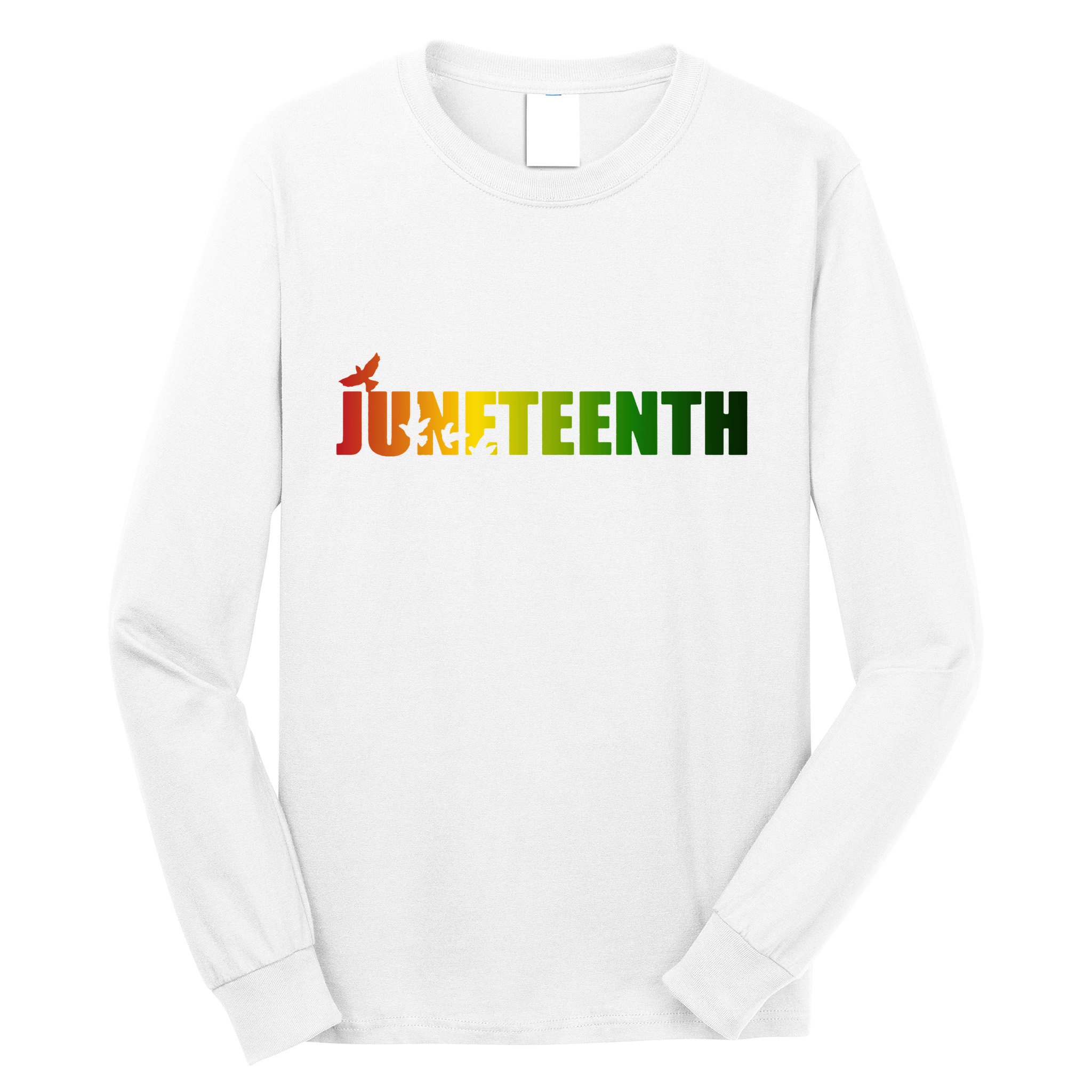 Juneteenth Holiday Logo Long Sleeve Shirt