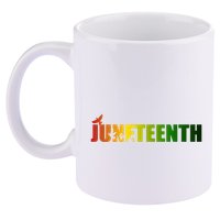 Juneteenth Holiday Logo 11oz C Handle Ceramic Mug