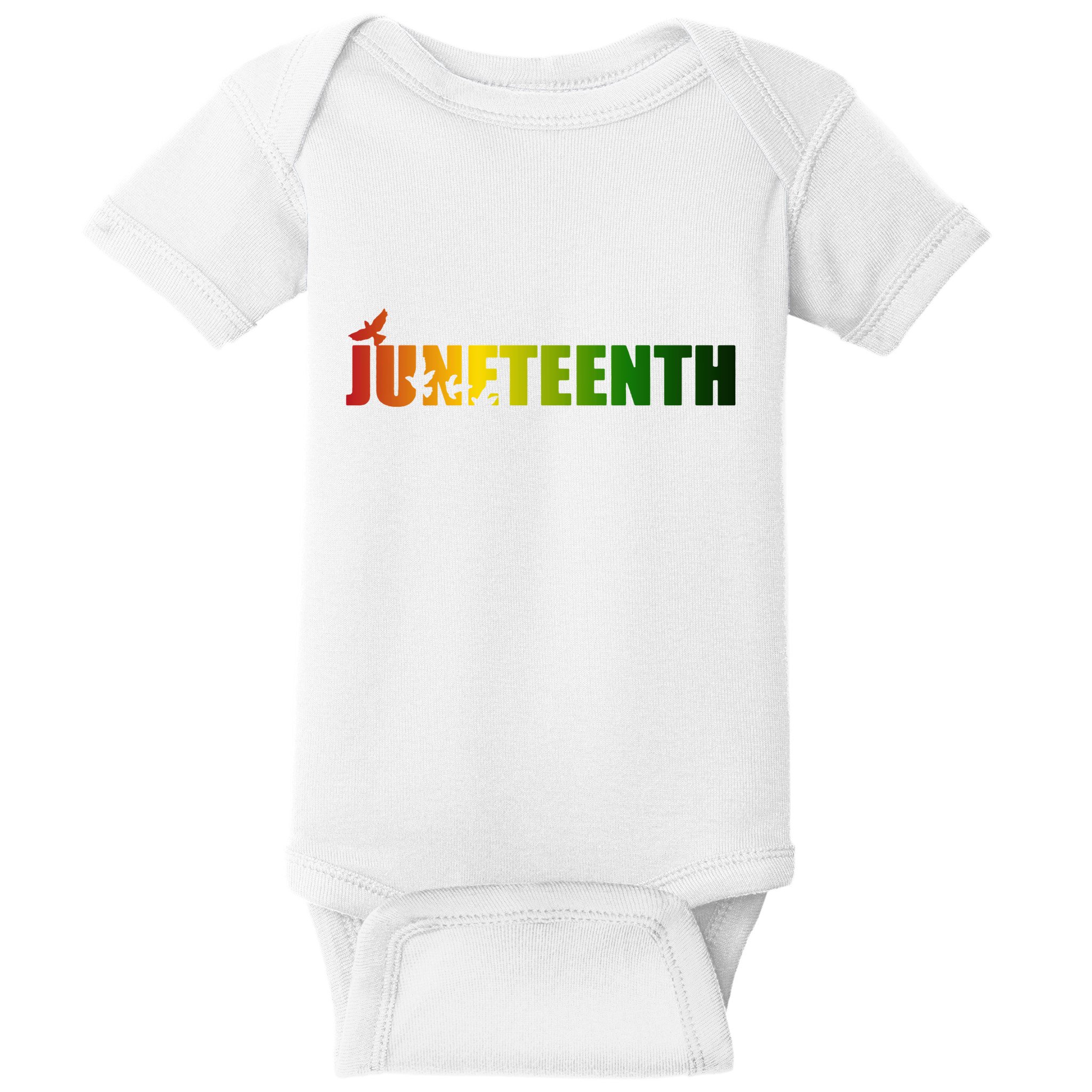 Juneteenth Holiday Logo Baby Bodysuit