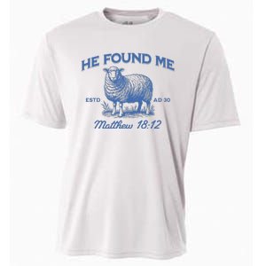 Jesus He Left The 99 To Find Me Christian Cooling Performance Crew T-Shirt