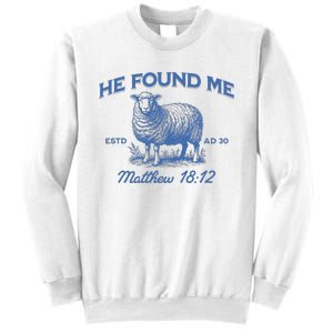 Jesus He Left The 99 To Find Me Christian Sweatshirt