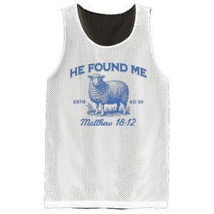 Jesus He Left The 99 To Find Me Christian Mesh Reversible Basketball Jersey Tank