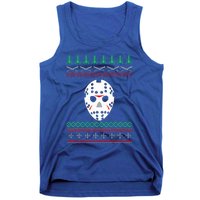 Jason Hockey Mask Ugly Christmas Holiday Festive  Tank Top