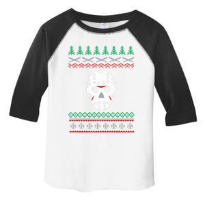 Jason Hockey Mask Ugly Christmas Holiday Festive  Toddler Fine Jersey T-Shirt