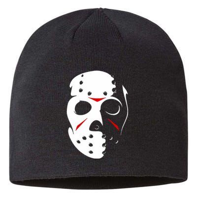 Jason Hockey Mask Halloween Friday 13th Sustainable Beanie