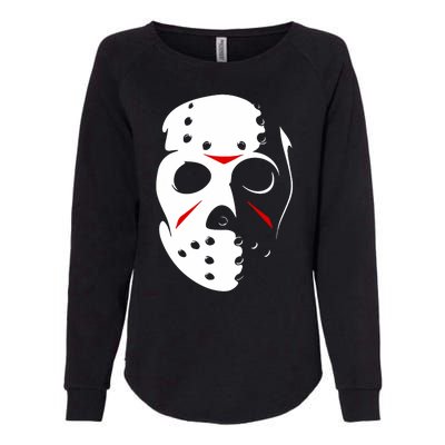 Jason Hockey Mask Halloween Friday 13th Womens California Wash Sweatshirt