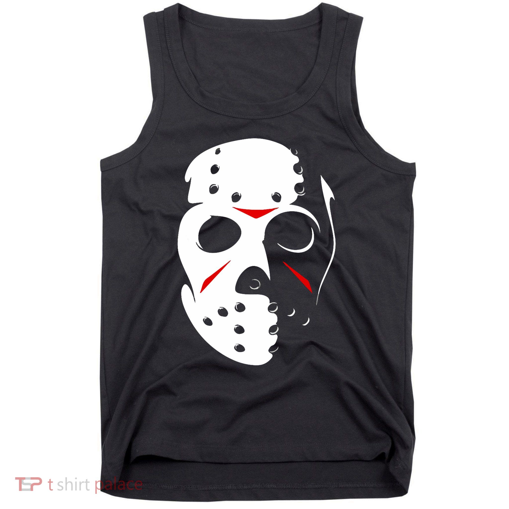 Jason Hockey Mask Halloween Friday 13th Tank Top