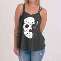 Jason Hockey Mask Halloween Friday 13th Women's Strappy Tank