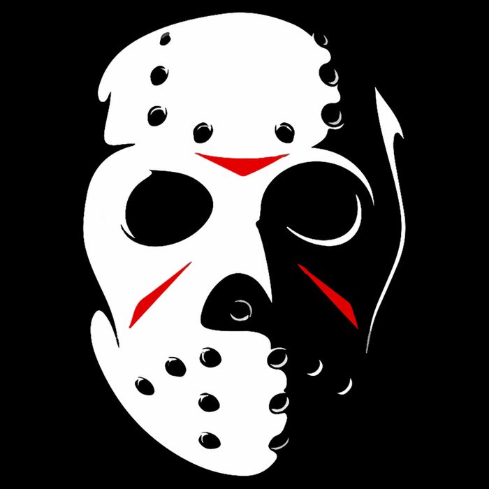 Jason Hockey Mask Halloween Friday 13th Short Acrylic Beanie