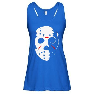 Jason Hockey Mask Halloween Friday 13TH Ladies Essential Flowy Tank