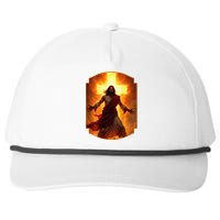 Jesus Has My Back Christ Christian Cross Front + Back Snapback Five-Panel Rope Hat