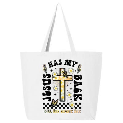 Jesus Has My Back Christian 25L Jumbo Tote