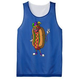 Jester Hotdog Masquerade Mask Mardi Gras Carnival Parade Cool Gift Mesh Reversible Basketball Jersey Tank