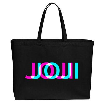 Joji Hi My Name Is First Name Tag Cotton Canvas Jumbo Tote