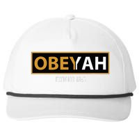 Jewish Hebrew Obeyah Obey Yah Clothing Snapback Five-Panel Rope Hat