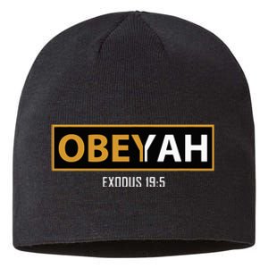 Jewish Hebrew Obeyah Obey Yah Clothing Sustainable Beanie