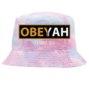 Jewish Hebrew Obeyah Obey Yah Clothing Tie-Dyed Bucket Hat