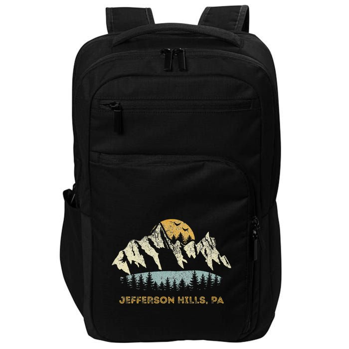 Jefferson Hills Pa Mountain Sunset Design Impact Tech Backpack