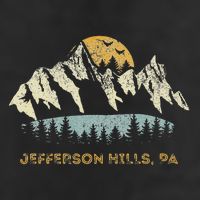 Jefferson Hills Pa Mountain Sunset Design Adult Drive Performance Visor