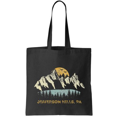 Jefferson Hills Pa Mountain Sunset Design Bag