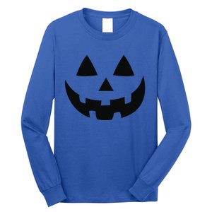 JackOLantern Halloween Pumpkin Face Long Sleeve Shirt