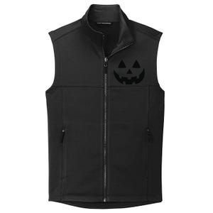 JackOLantern Halloween Pumpkin Face Collective Smooth Fleece Vest