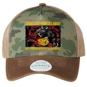 Japanese Horror Rat Retro Countless Horrors Await Legacy Tie Dye Trucker Hat