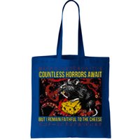 Japanese Horror Rat Retro Countless Horrors Await Tote Bag