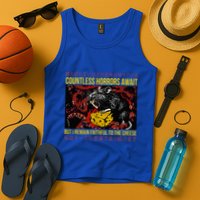 Japanese Horror Rat Retro Countless Horrors Await Tank Top