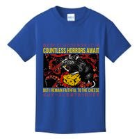 Japanese Horror Rat Retro Countless Horrors Await Kids T-Shirt