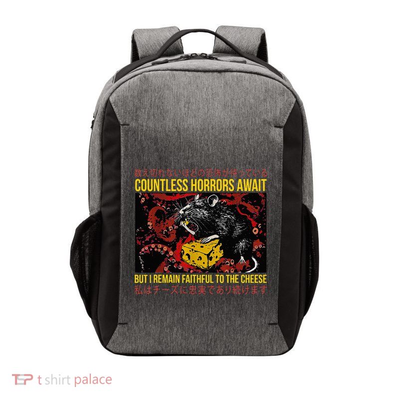 Japanese Horror Rat Retro Countless Horrors Await Vector Backpack