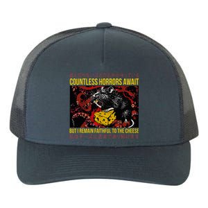 Japanese Horror Rat Retro Countless Horrors Await Yupoong Adult 5-Panel Trucker Hat