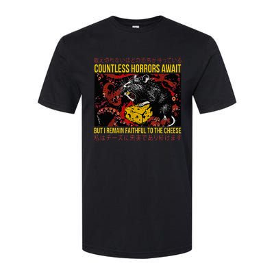 Japanese Horror Rat Retro Countless Horrors Await Softstyle CVC T-Shirt