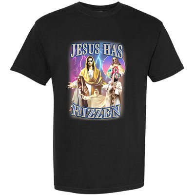 Jesus Has Rizzen Garment-Dyed Heavyweight T-Shirt