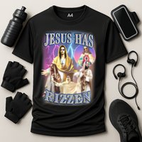 Jesus Has Rizzen Cooling Performance Crew T-Shirt