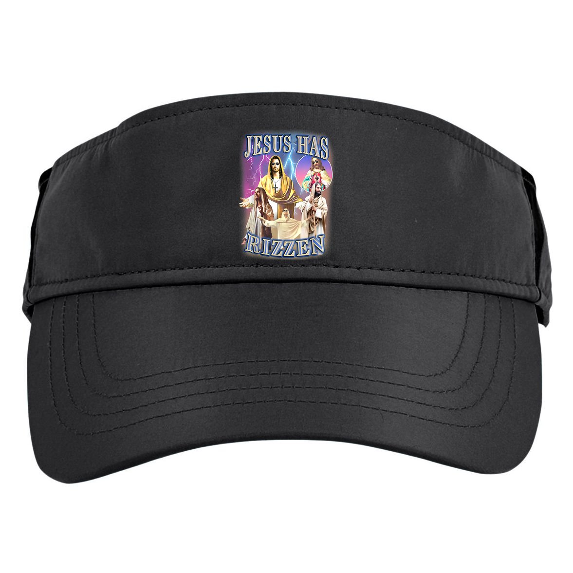 Jesus Has Rizzen Adult Drive Performance Visor