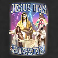 Jesus Has Rizzen Adult Drive Performance Visor