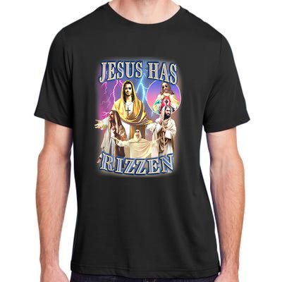 Jesus Has Rizzen Adult ChromaSoft Performance T-Shirt