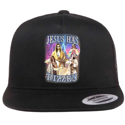 Jesus Has Rizzen Flatbill Hat