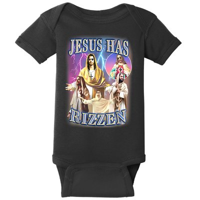 Jesus Has Rizzen Baby Bodysuit