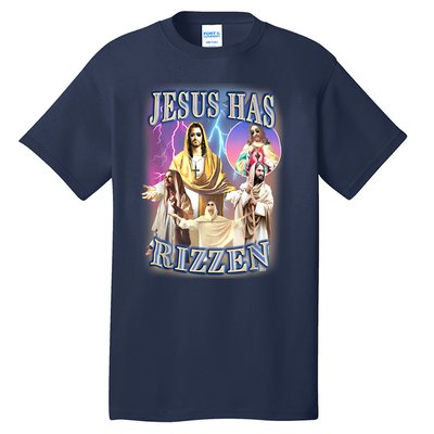 Jesus Has Rizzen Tall T-Shirt