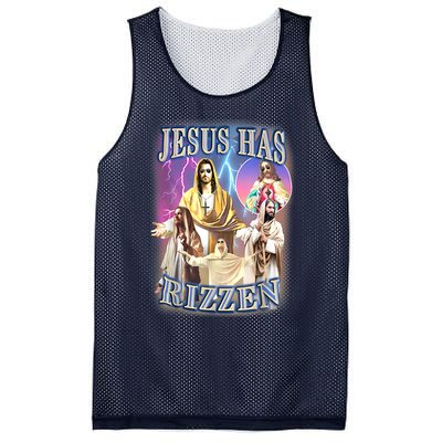 Jesus Has Rizzen Mesh Reversible Basketball Jersey Tank