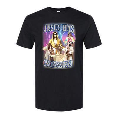 Jesus Has Rizzen Softstyle CVC T-Shirt