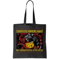 Japanese Horror Rat Retro Countless Horrors Await Tote Bag