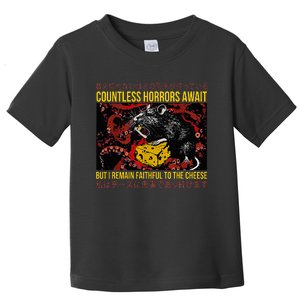 Japanese Horror Rat Retro Countless Horrors Await Toddler T-Shirt