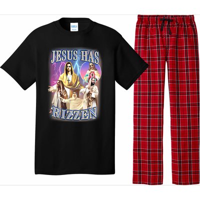 Jesus Has Rizzen Pajama Set