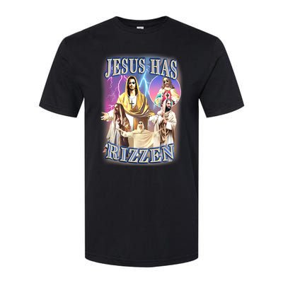 Jesus Has Rizzen Softstyle CVC T-Shirt