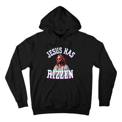 Jesus Has Rizzen Christian Novelty Jesus Christ Hoodie