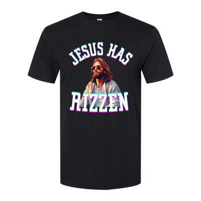 Jesus Has Rizzen Christian Novelty Jesus Christ Softstyle CVC T-Shirt